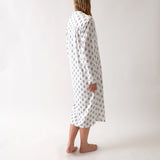 Eloise Organic Cotton Knit Nightshirt | Floral-4