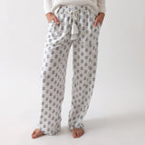 Eloise Organic Cotton Knit PJ Pants | Floral-1