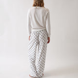 Eloise Organic Cotton Knit PJ Pants | Floral-4