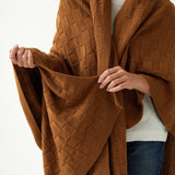 Entwine Cotton Throw | Ginger-2
