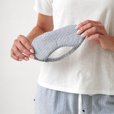 Esme Eye Mask | Blue Stripe-1
