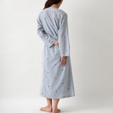 Esme Full Length Robe | Blue Stripe-4