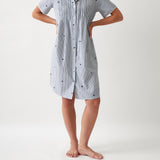 Esme Nightshirt | Blue Stripe-1