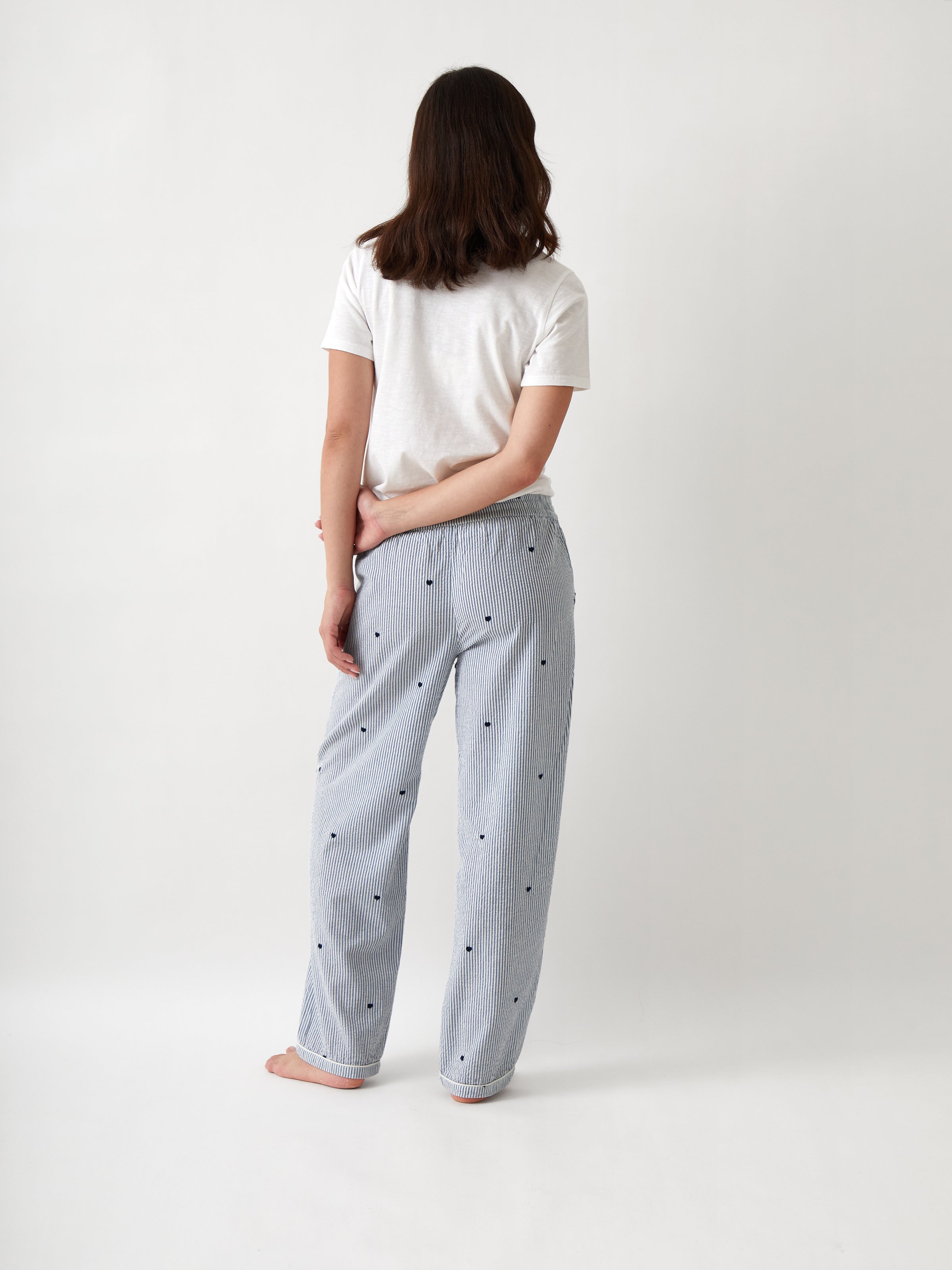Esme PJ Pants | Blue Stripe-3