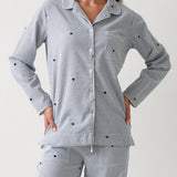 Esme PJ Shirt | Blue Stripe-1