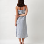 Esme Pintuck Nightie | Blue Stripe-4