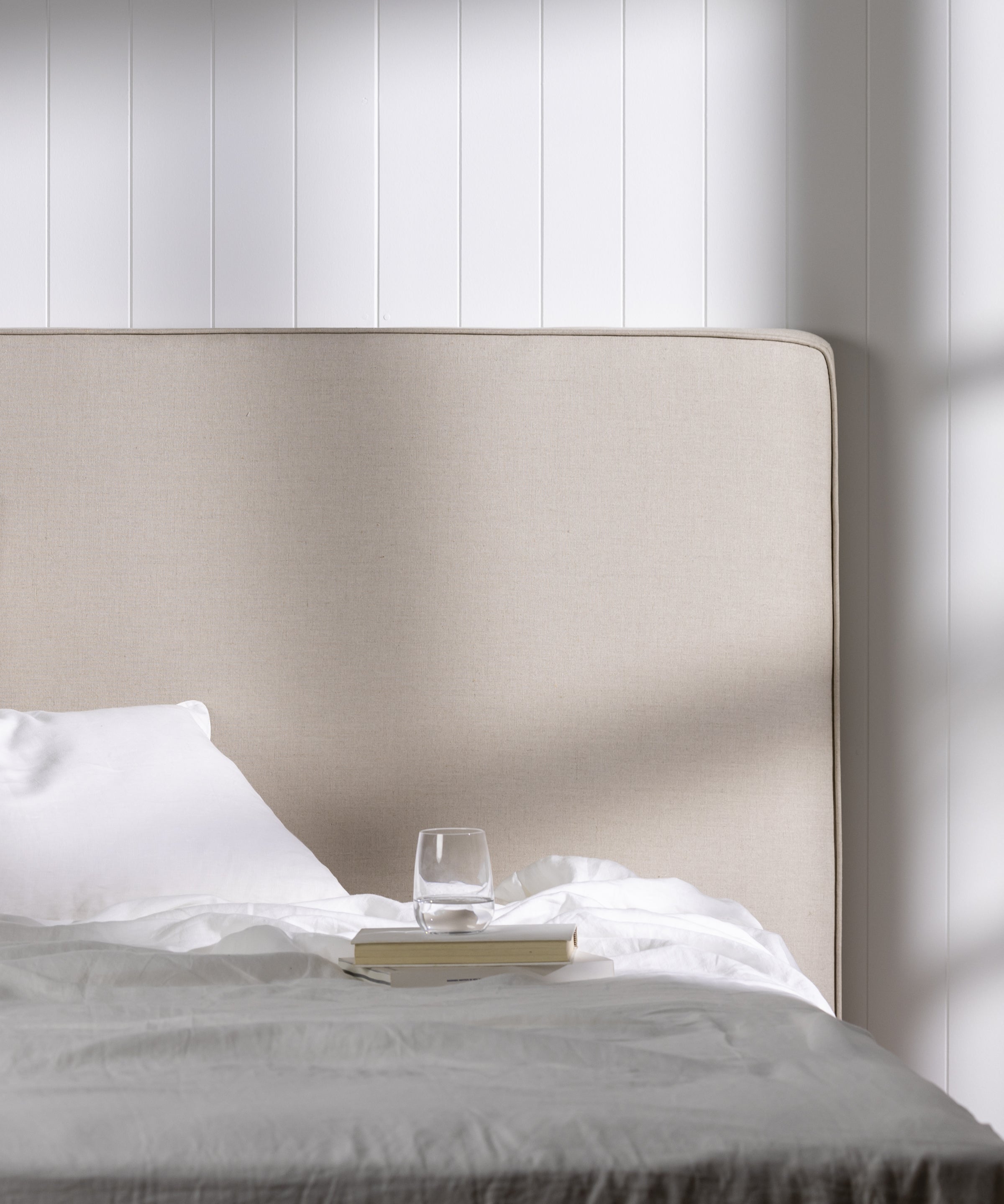Estate Linen Headboard | Natural-2