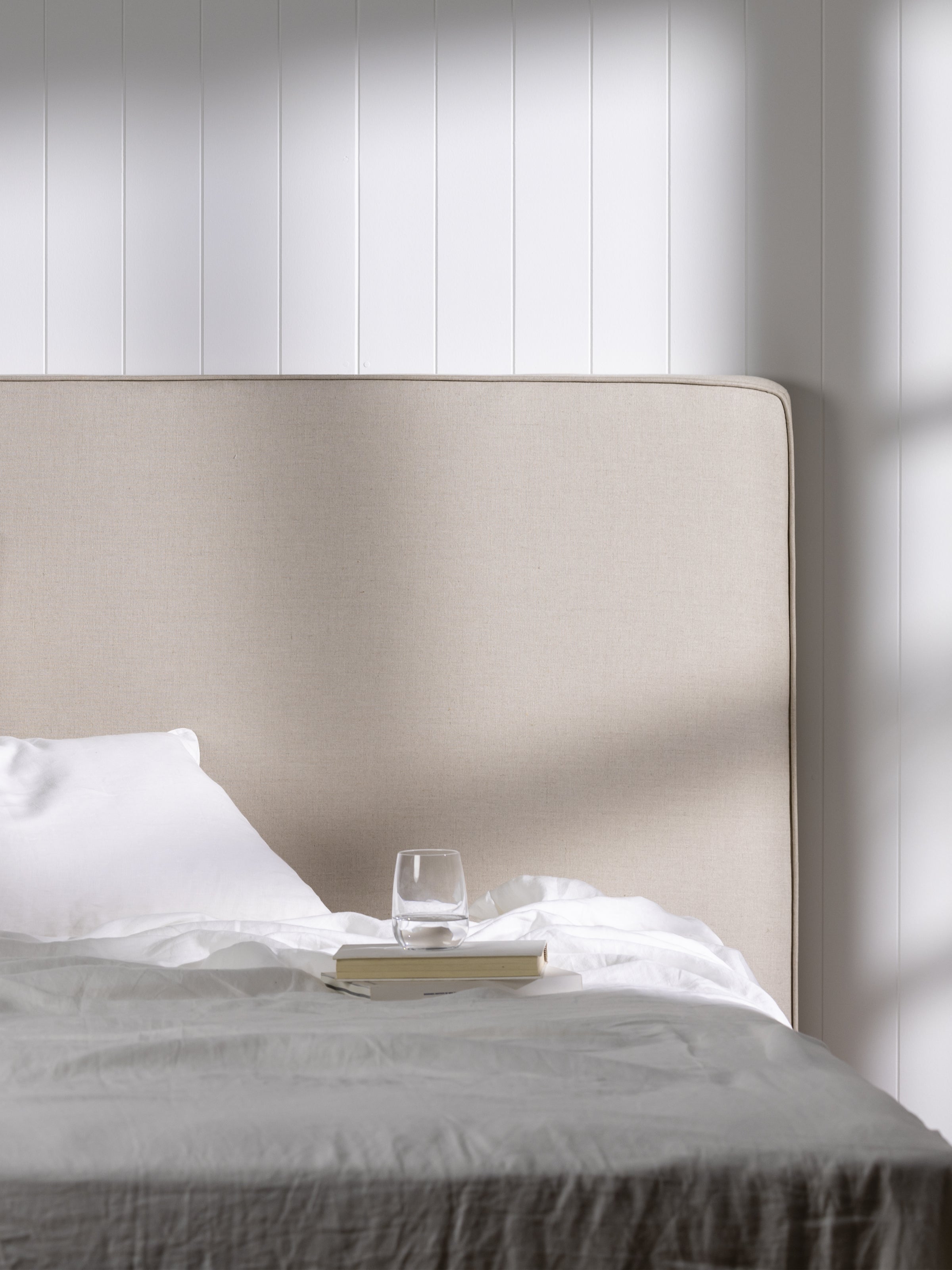 Estate Linen Headboard | Natural-2