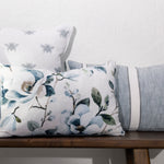 Ever After Rectangle Cushion Cover | Blue Floral-2