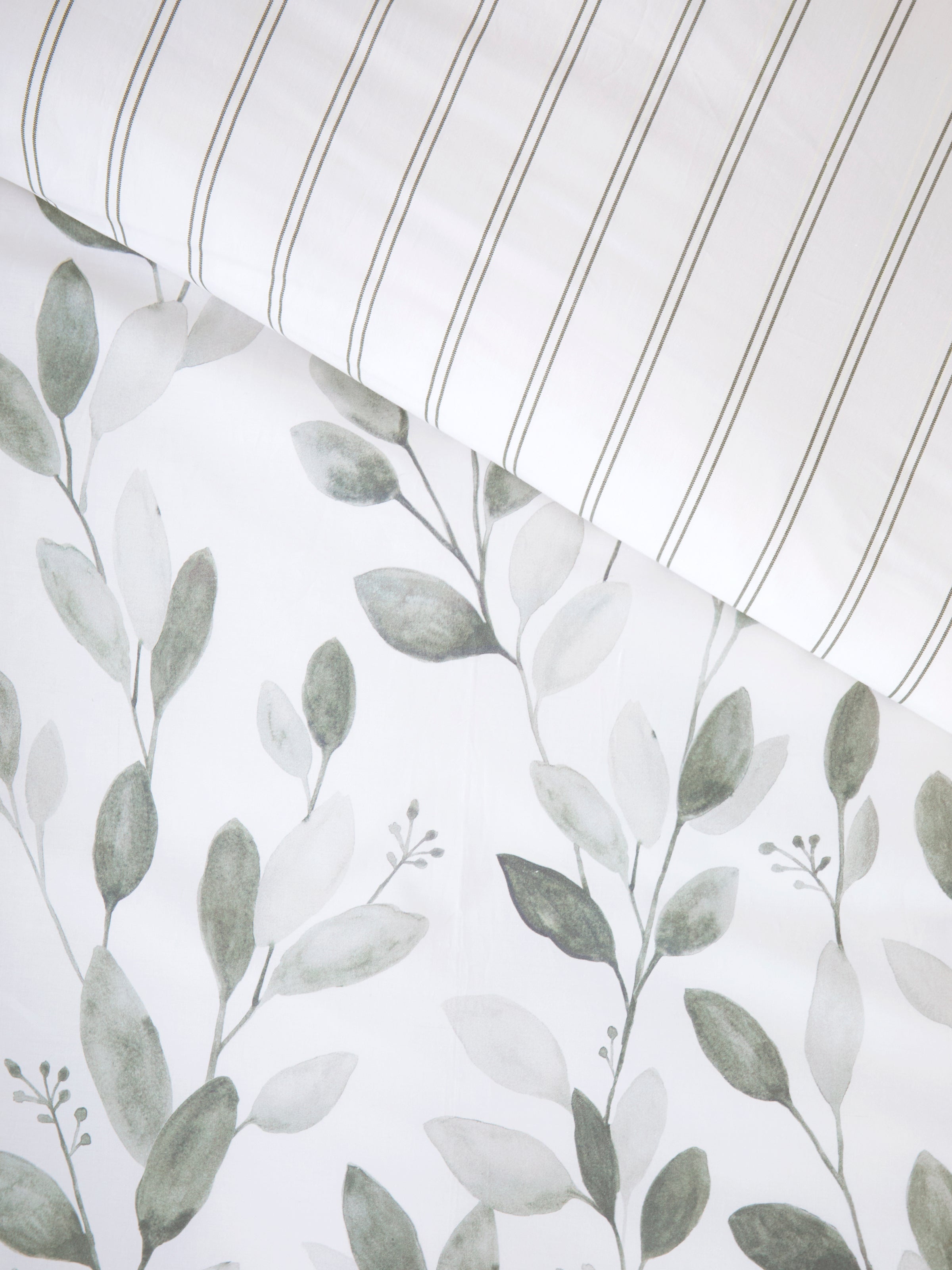 Evergreen Duvet Cover Set | Green Leaf-4