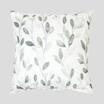 Evergreen European Pillowcase | Green Leaf-1