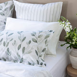 Evergreen Oxford Pillowcase Set | Green Leaf-2