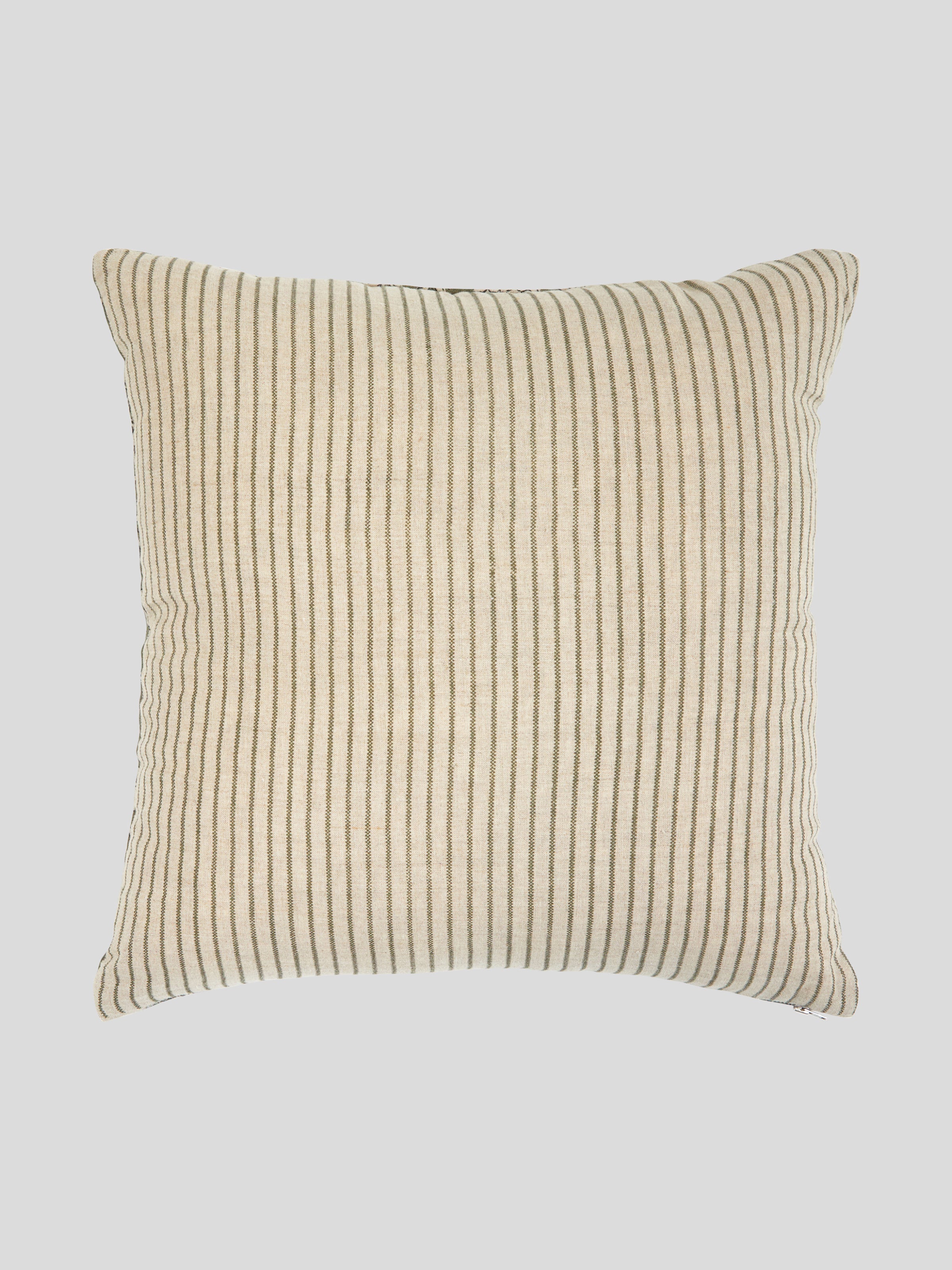 Fable Square Cushion Cover | Olive-3