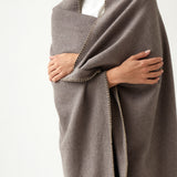 Featherston Cotton Cashmere Throw | Fawn-3