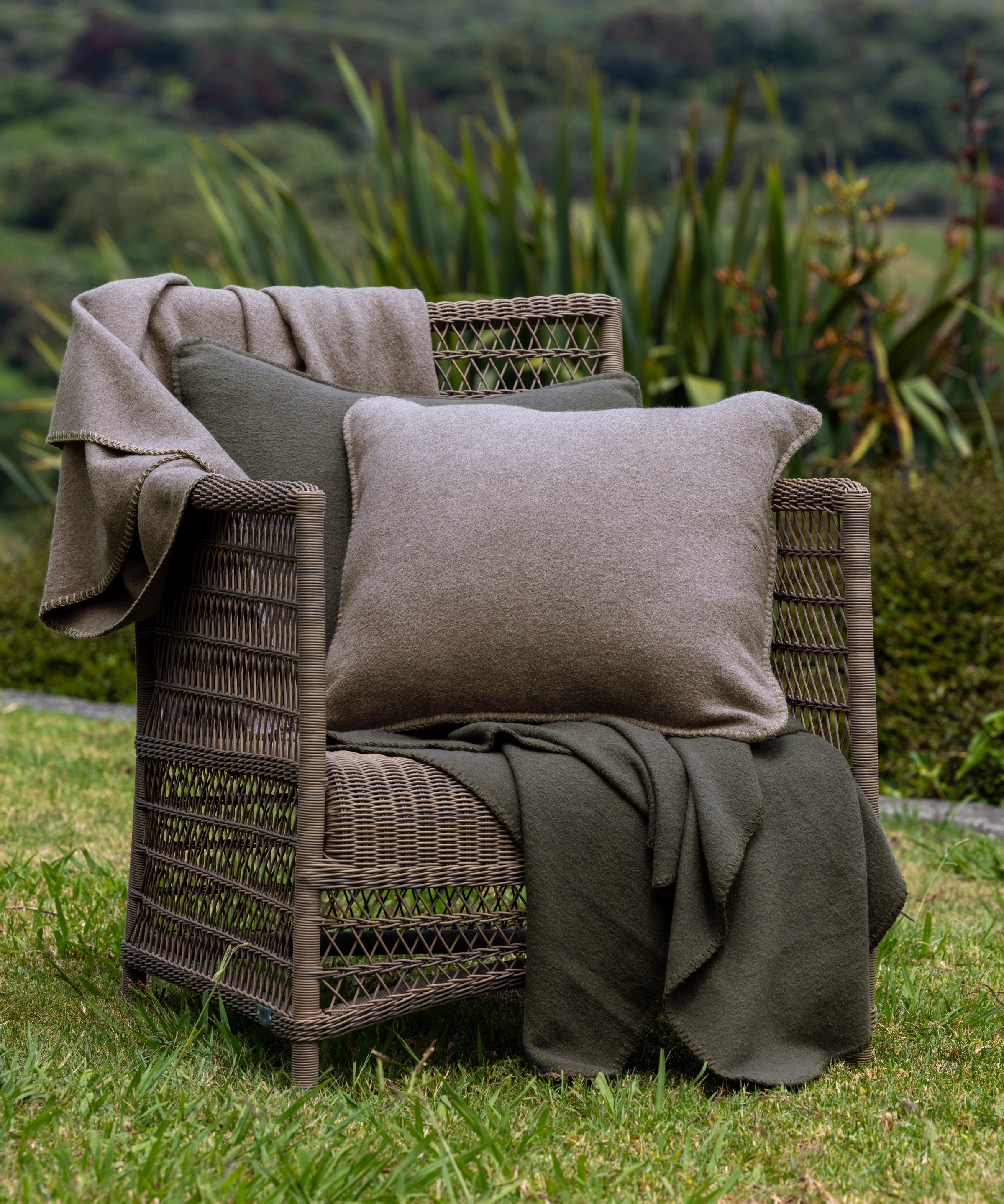 Featherston Large Square Cushion Cover | Fawn-2