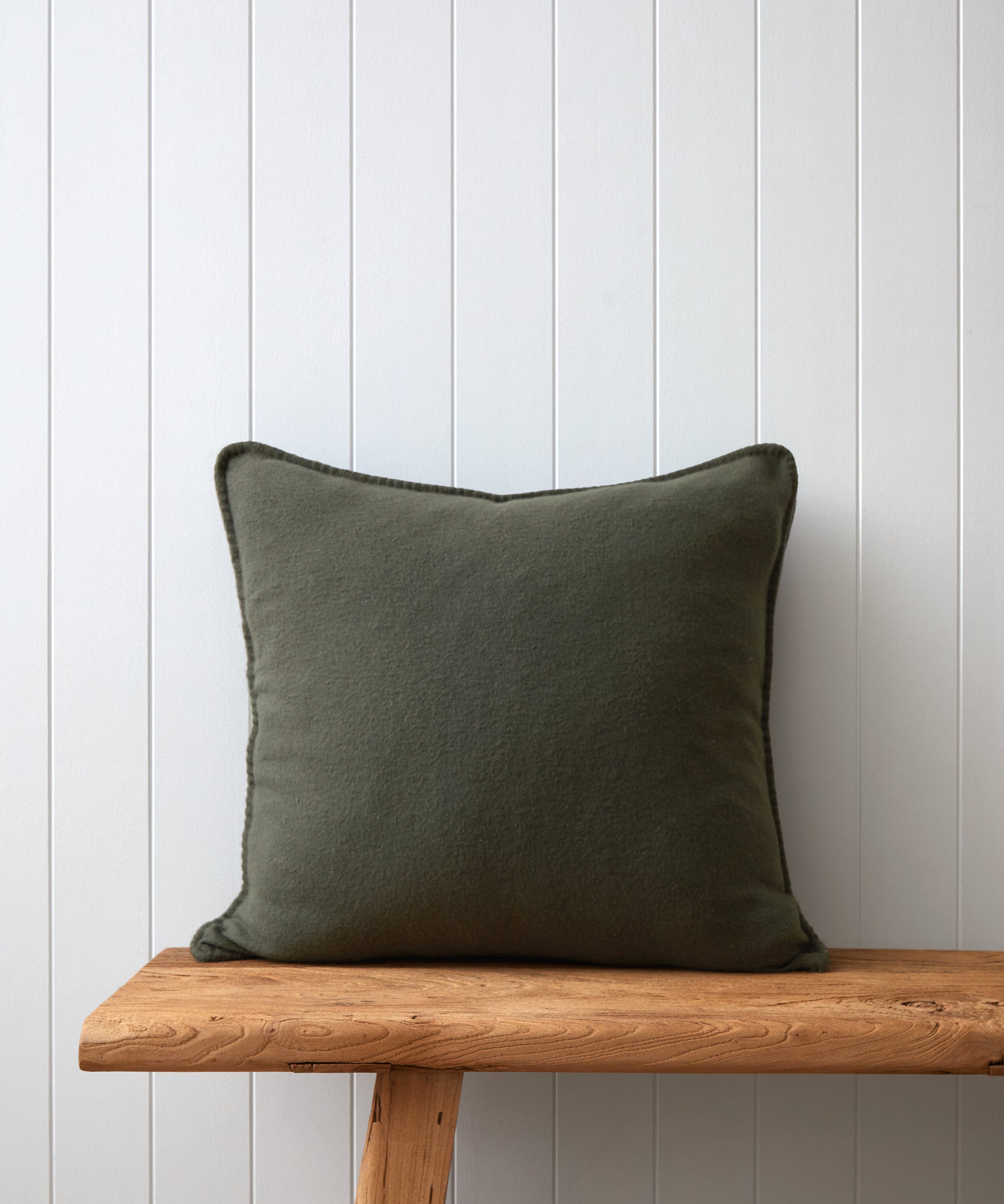 Featherston Large Square Cushion Cover | Moss-1