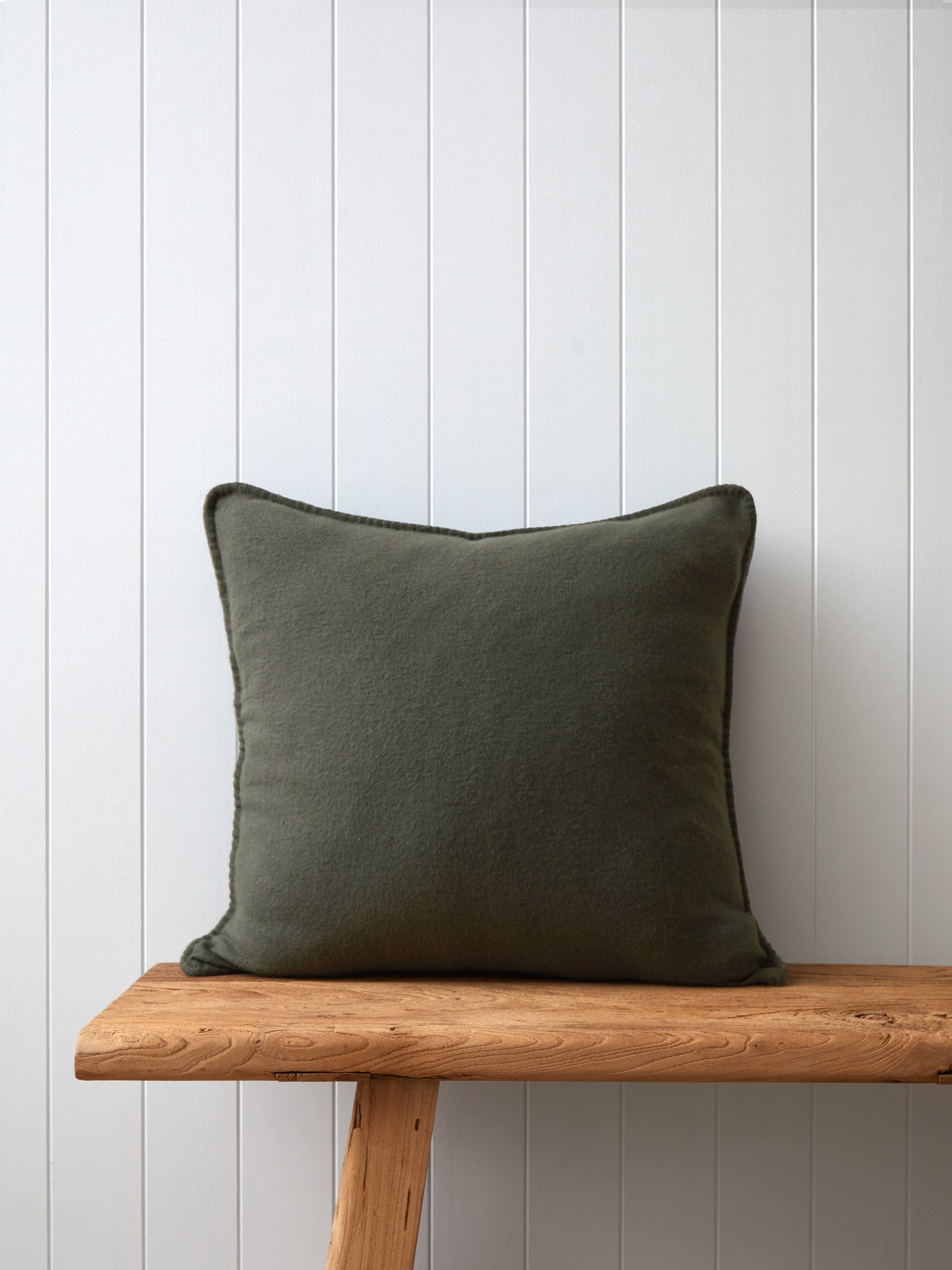 Featherston Large Square Cushion Cover | Moss-1