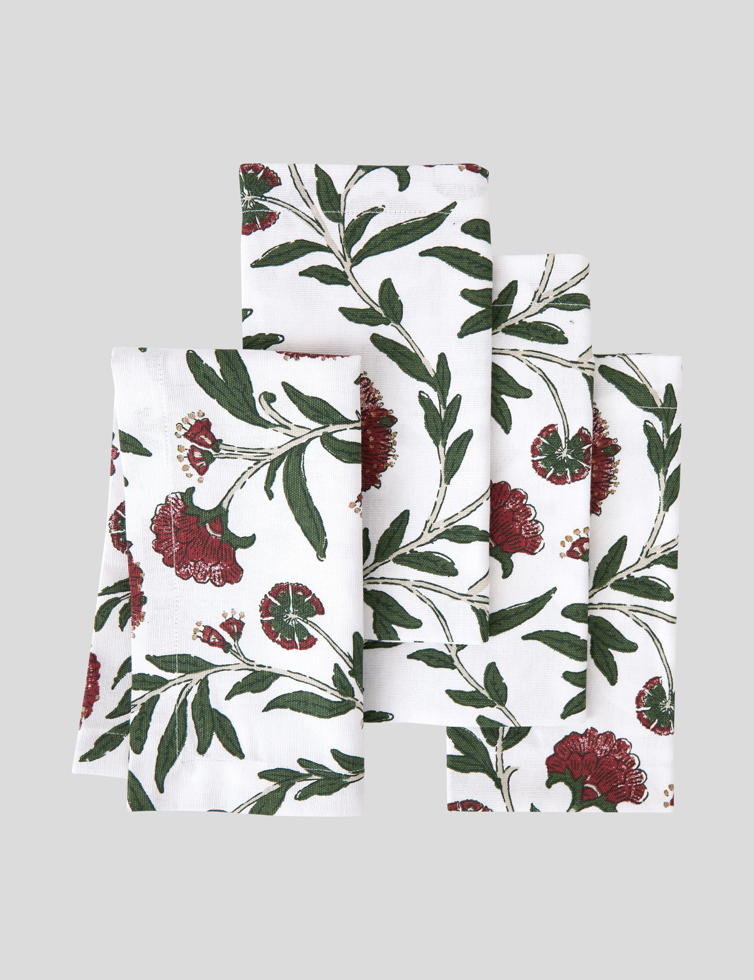 Festive Flora Napkin Set of 4 | Floral-3