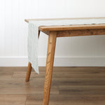 Festive Flora Table Runner | Green Stripe-1