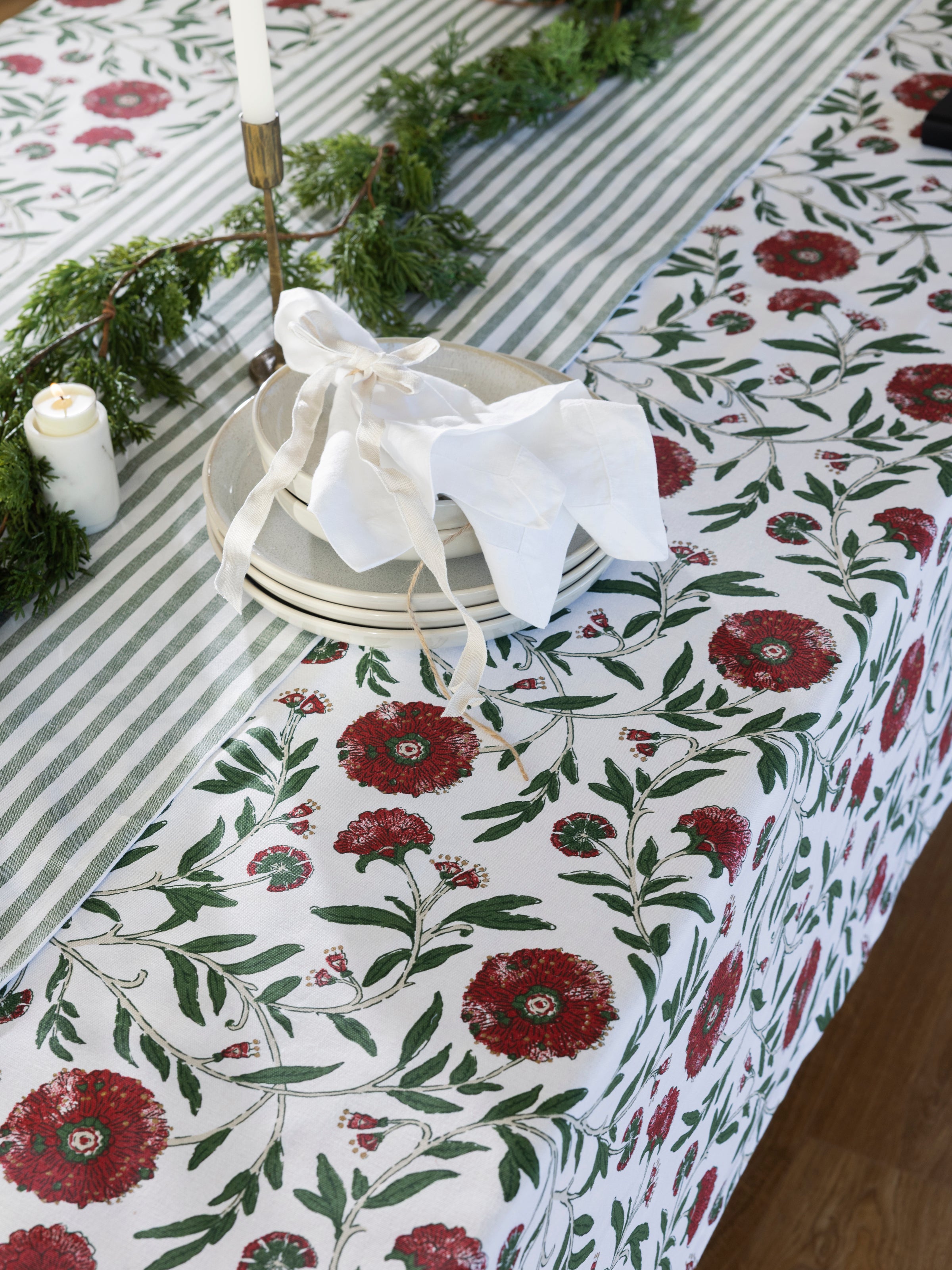 Festive Flora Tablecloth | Floral-2