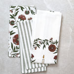 Festive Flora Tea Towel Set 3 | Multi-1