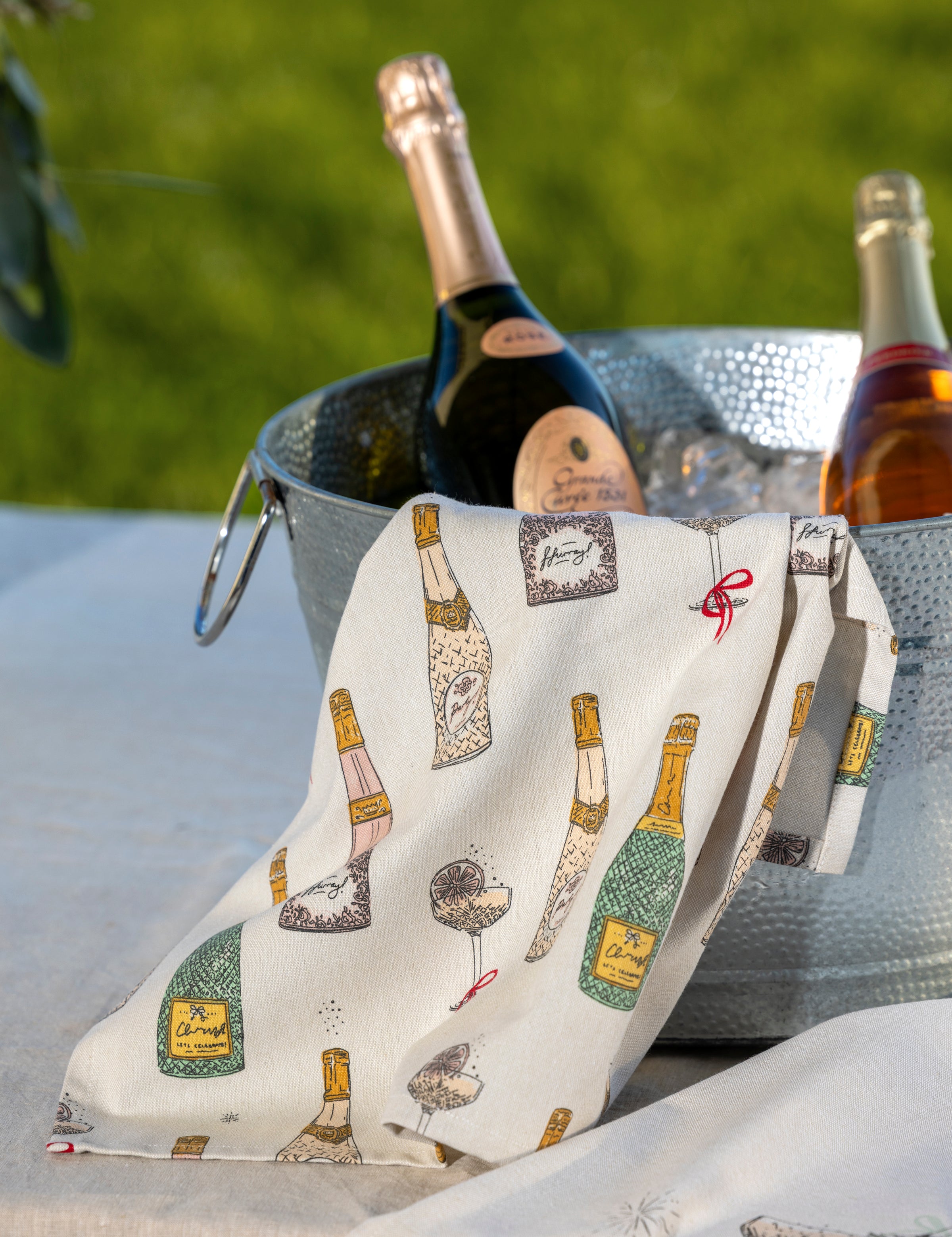 Fizz The Season Tea Towel Set 2 | Multi-2