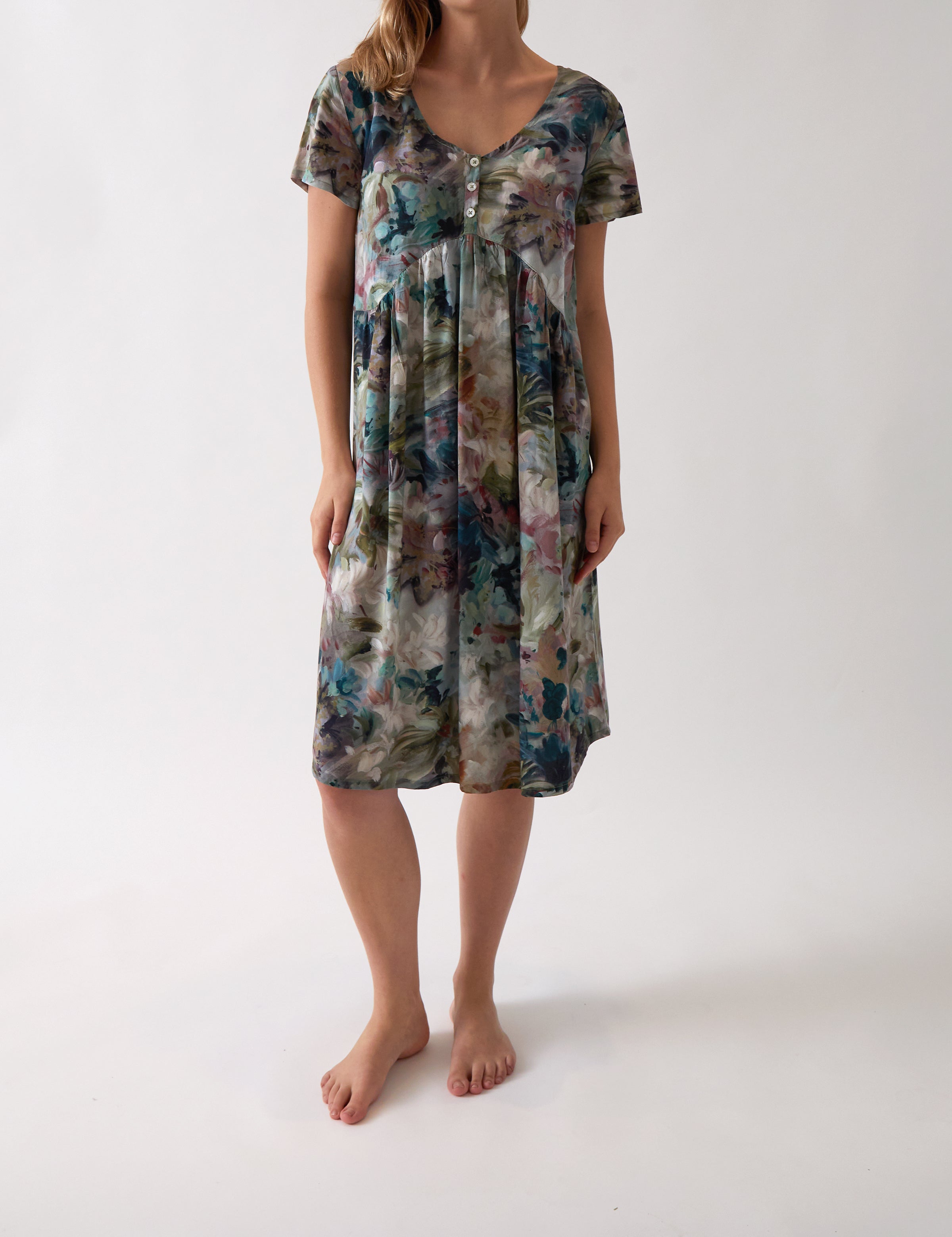 Florence Empress Nightie | Floral-1