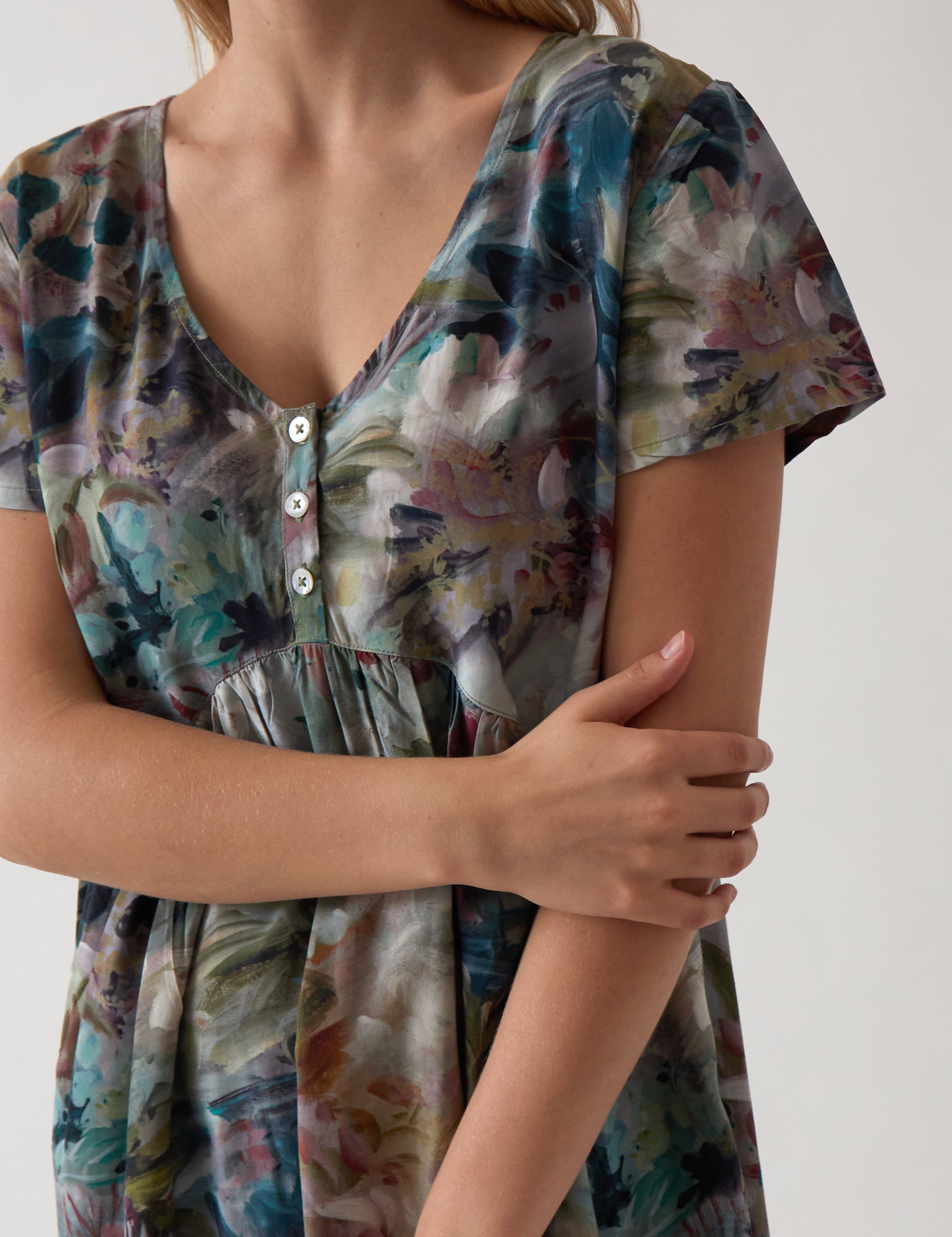 Florence Empress Nightie | Floral-2