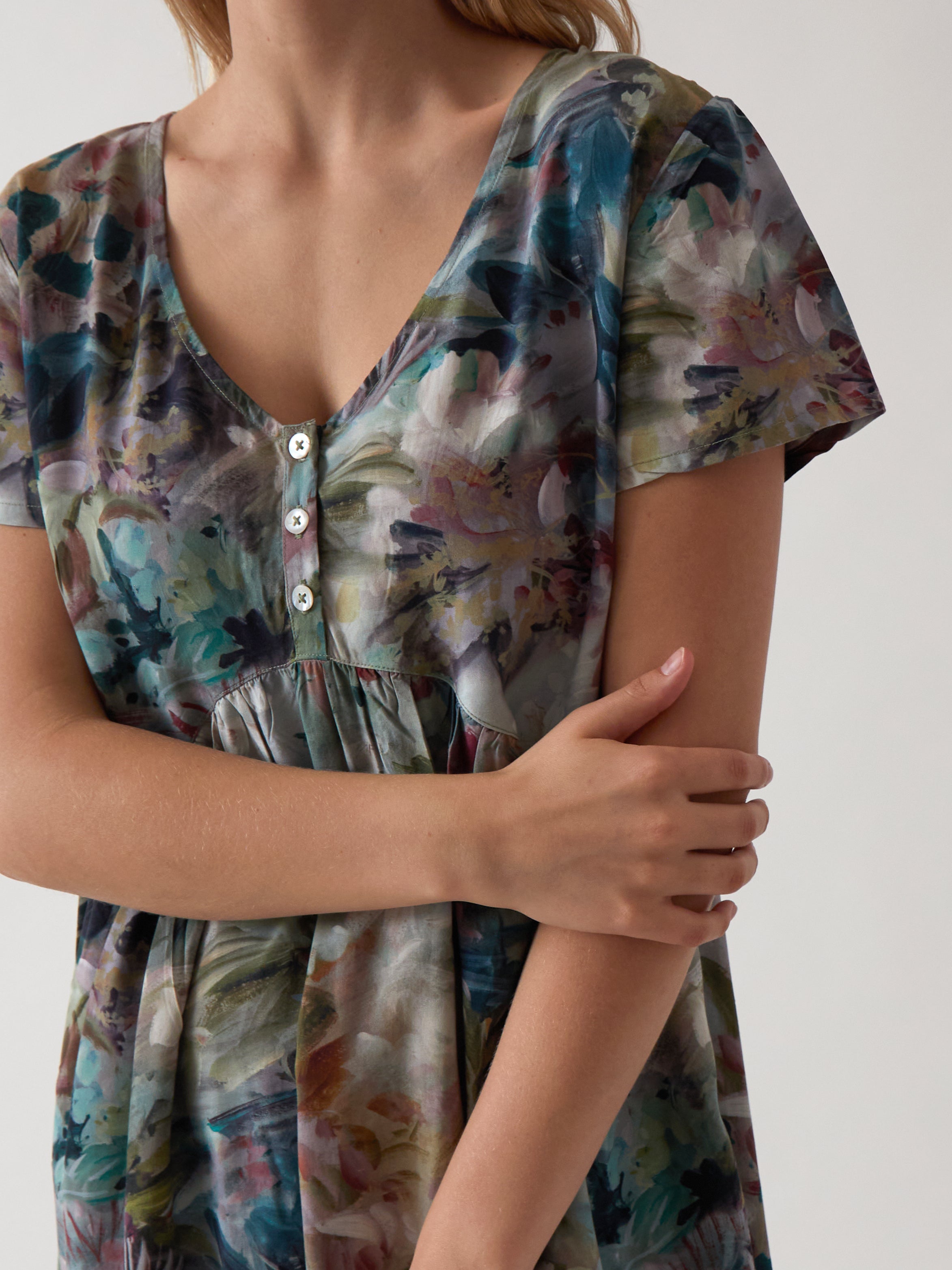 Florence Empress Nightie | Floral-2