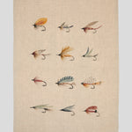 Fly Fishing Linen Tea Towel | Multi-1