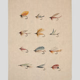Fly Fishing Linen Tea Towel | Multi-1