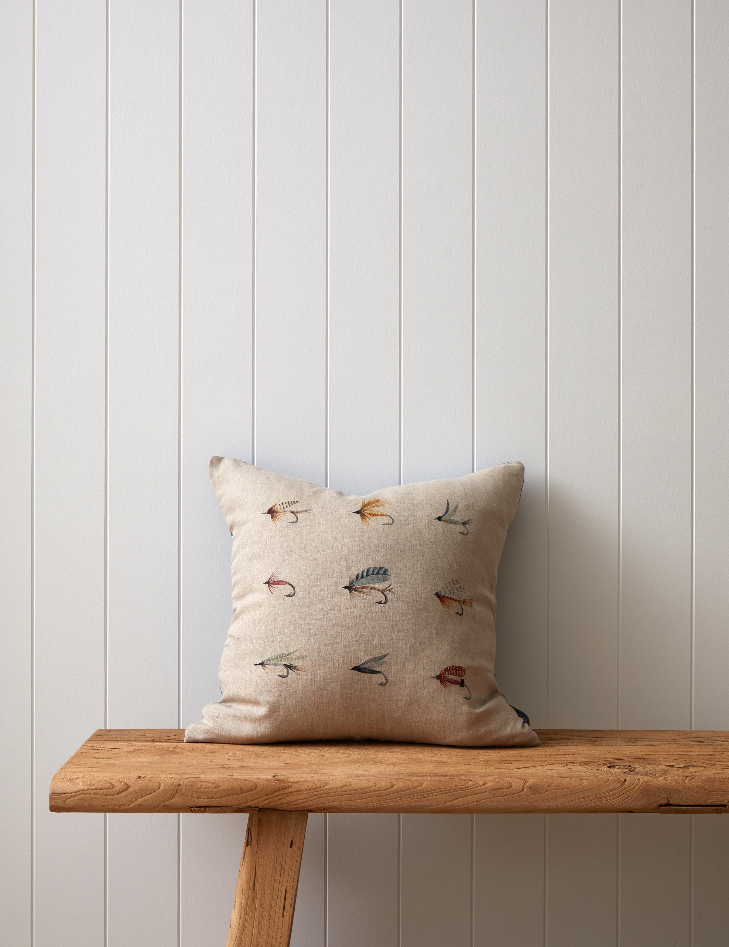 Fly Fishing Square Cushion Cover | Multi-1