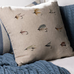 Fly Fishing Square Cushion Cover | Multi-2