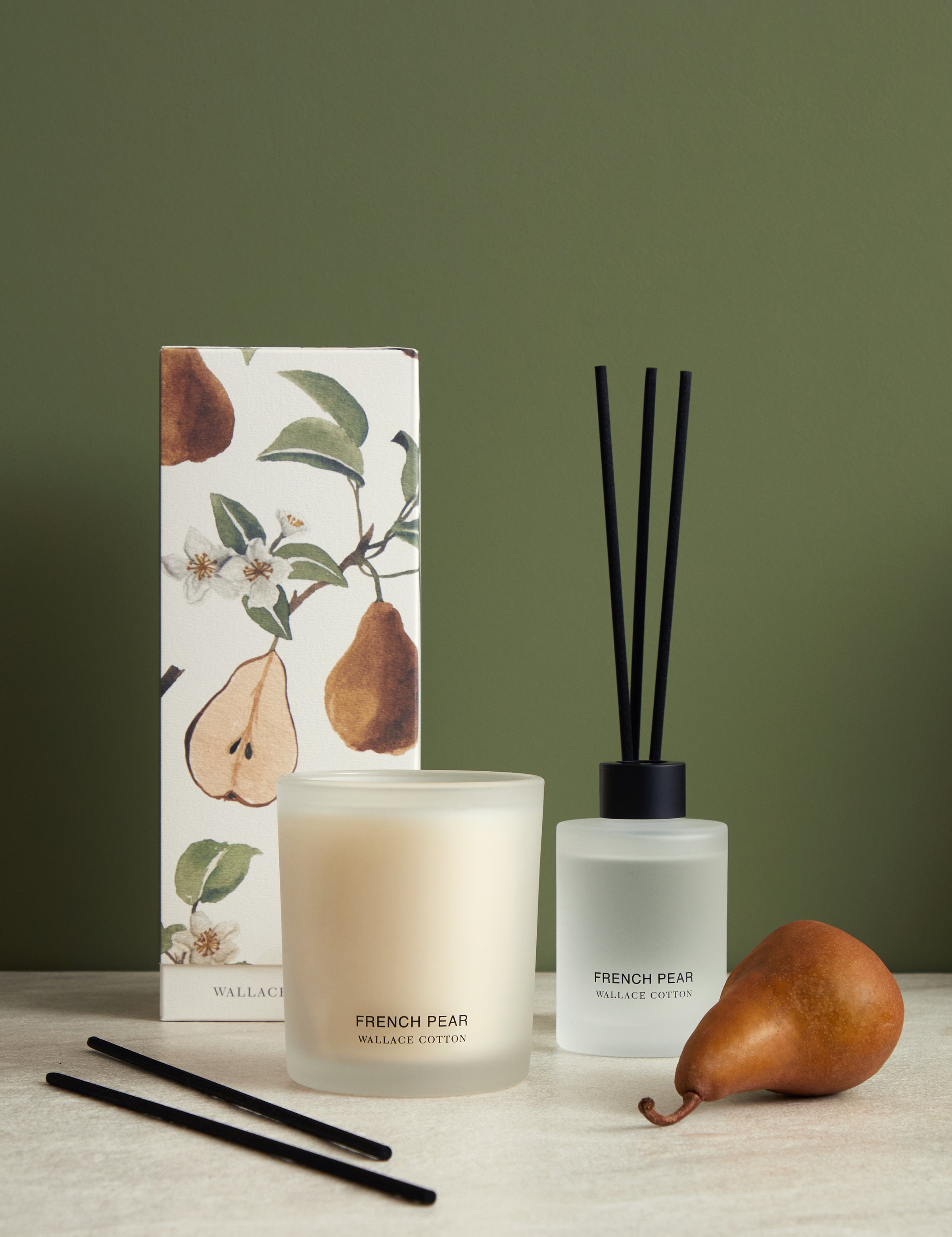 French Pear Diffuser 120ml | White-2