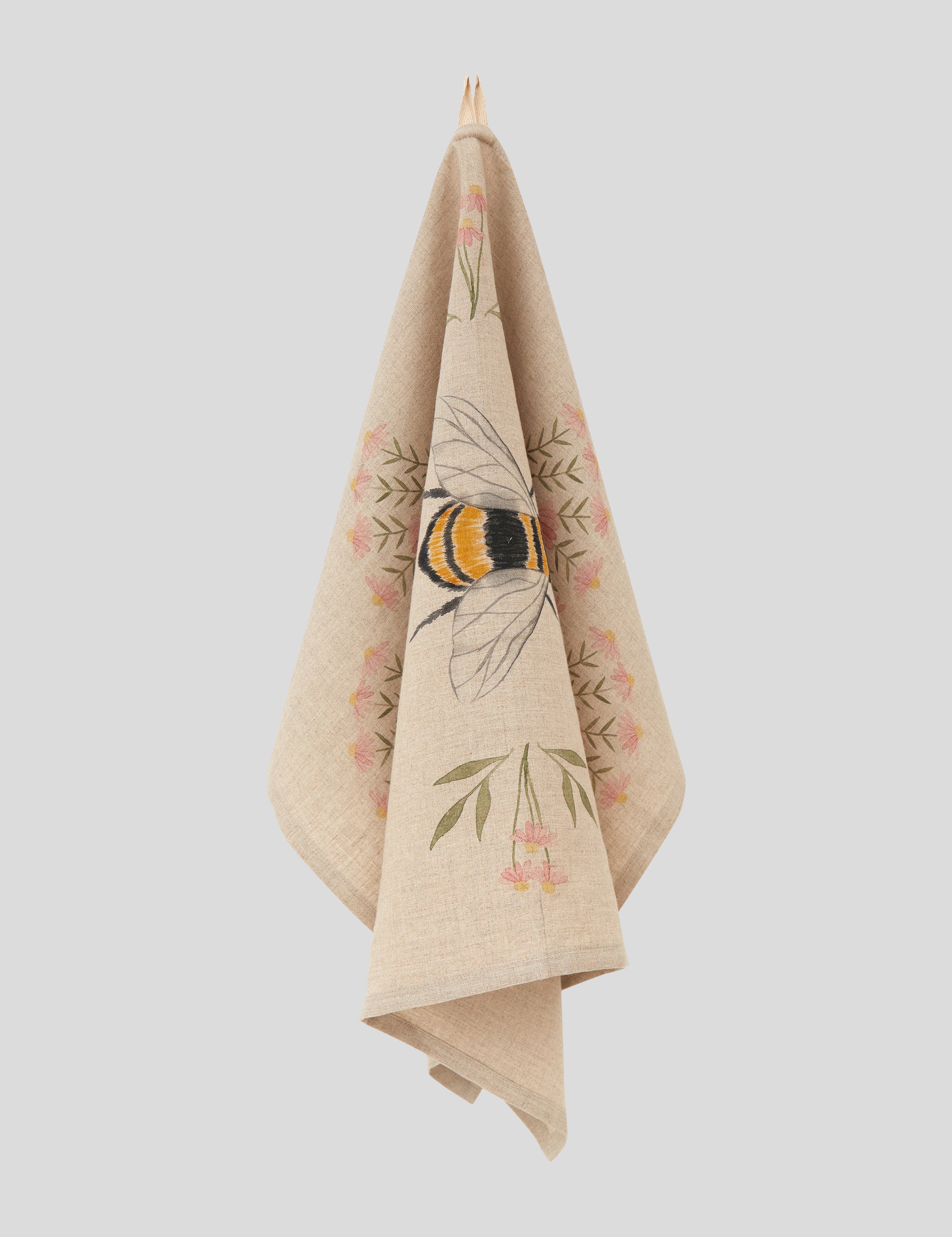 Garden Party Linen Tea Towel | Multi-1
