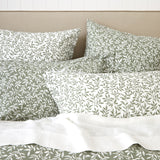 Garden Path Duvet Cover Set | Green Leaf-2