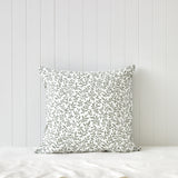 Garden Path European Pillowcase | Green Leaf-1
