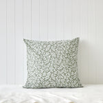 Garden Path European Pillowcase | Green Leaf-3
