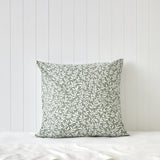 Garden Path European Pillowcase | Green Leaf-3