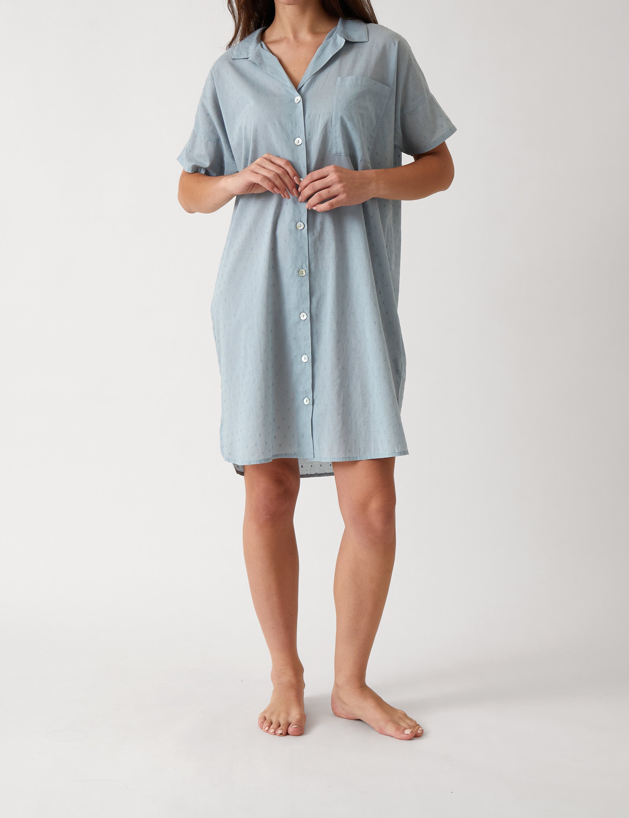 Grace Nightshirt | Blue-1