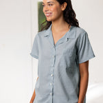 Grace PJ Shirt | Blue-3