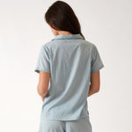 Grace PJ Shirt | Blue-4