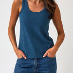 Harper Singlet | Blue-1