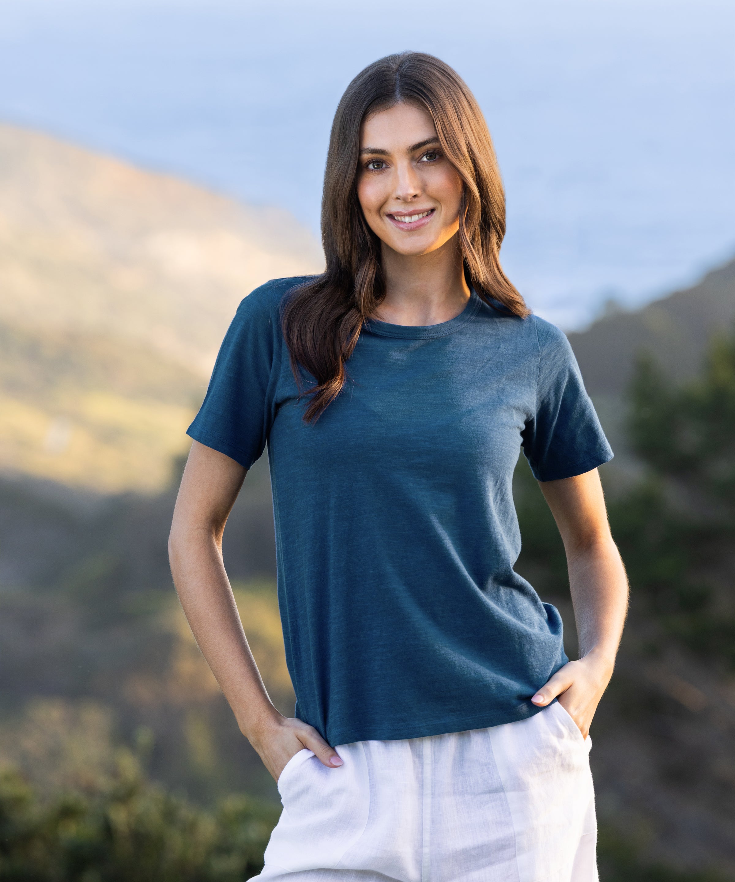 Harper Tee Shirt | Blue-3