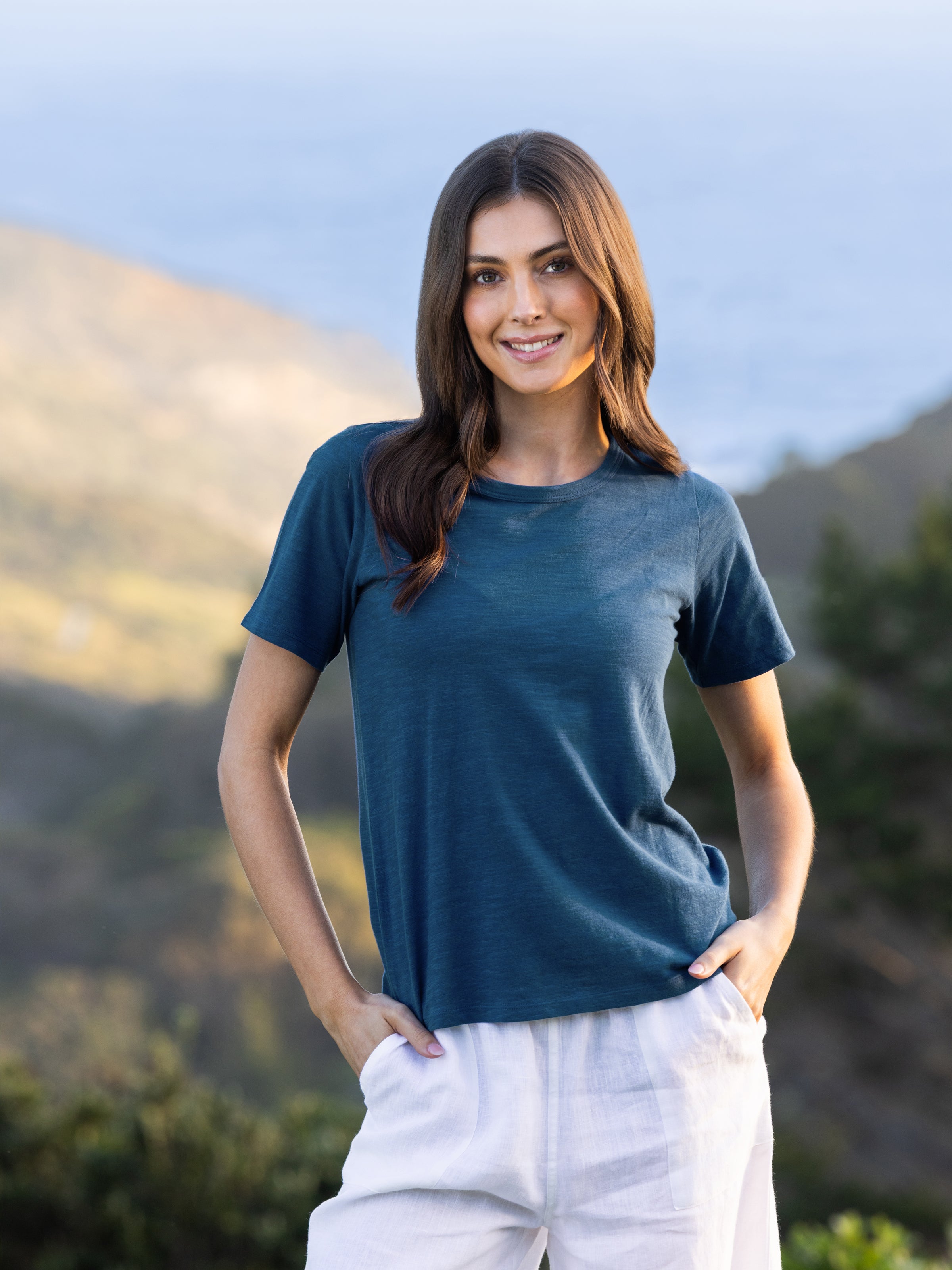 Harper Tee Shirt | Blue-3