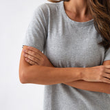 Harper Tee Shirt Dress | Grey Marle-2