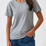 Harper Tee Shirt | Grey Marle-1