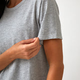 Harper Tee Shirt | Grey Marle-2