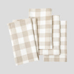 Harvest Napkin Set of 4 | Natural Check-1
