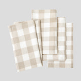 Harvest Napkin Set of 4 | Natural Check-1